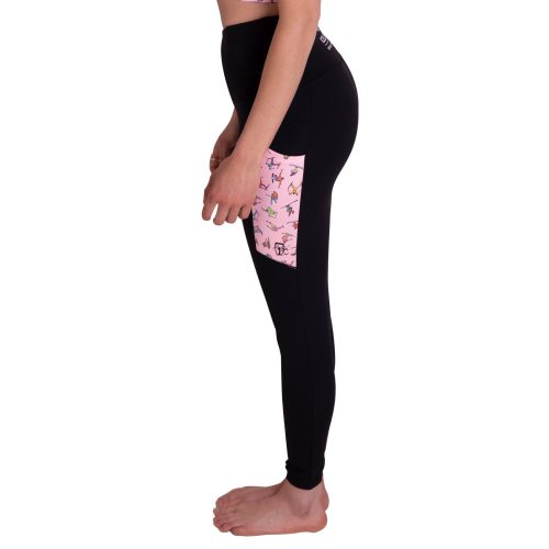 Leggings Black Pink 3