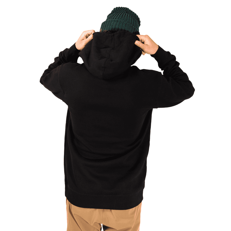 LogoHoodieBlackJohnBack