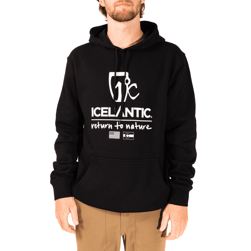 LogoHoodieBlackJohnFront