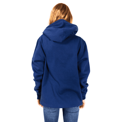 LogoHoodieBlueAmandaBack