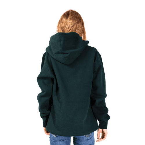 LogoHoodieGreenAmandaBack